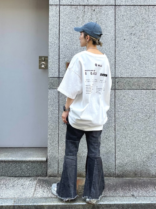 tシャツ WHITELAND/ホワイトランド/CRYPTO MARKET TEE レディース メンズ WHITELAND/ホワイトランド/CRYPTO MARKET TEE | L.H.P