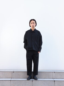「新星WEARISTAにエントリー」｜「アイテム（ブルゾン）」を使った、yoshidaさん（メンズ・169cm）の冬コーディネート