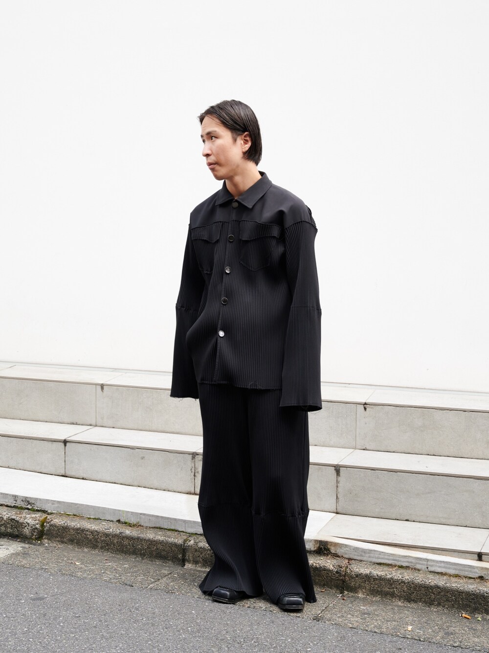 コトハヨコザワ　STUDIOUS別注 PLEAT SHIRT JACKET 1693028987.jpg