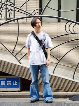 yoshidaさんの（foot the coacher | フットザコーチャー）を使ったコーディネート