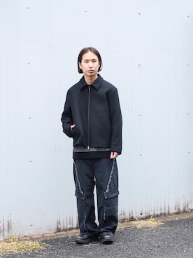 「STUDIOUS（ステュディオス）のアイテム（ジャケット/アウター）」を使った、yoshidaさん（メンズ・169cm）の冬コーディネート