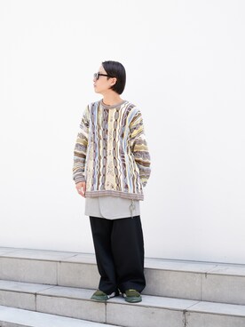 「FUMITO GANRYU（フミトガンリュウ）のアイテム」を使った、yoshidaさん（メンズ・169cm）の秋コーディネート