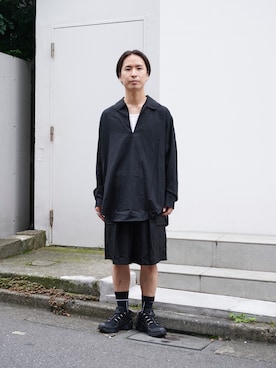「marka（マーカ）のアイテム（パンツ）」を使った、yoshidaさん（メンズ・169cm）の夏コーディネート