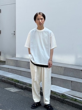 「ATTACHMENT（アタッチメント）のアイテム」を使った、yoshidaさん（メンズ・169cm）の春コーディネート