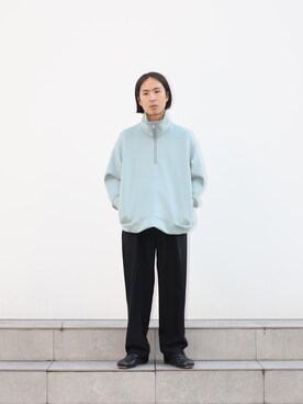 「STUDIOUS（ステュディオス）のアイテム（スウェット）」を使った、yoshidaさん（メンズ・169cm）の冬コーディネート