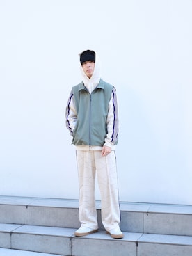 「marka（マーカ）のアイテム」を使った、yoshidaさん（メンズ・169cm）の冬コーディネート