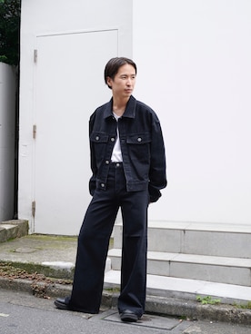 「MUKAI（ムカイ）のアイテム（パンツ）」を使った、yoshidaさん（メンズ・169cm）の夏コーディネート