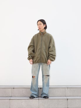 「marka（マーカ）のアイテム（ブルゾン）」を使った、yoshidaさん（メンズ・169cm）の冬コーディネート
