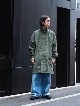 「marka（マーカ）のアイテム（その他アウター）」を使った、yoshidaさん（メンズ・169cm）の冬コーディネート