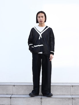 「sulvam（サルバム）のアイテム」を使った、yoshidaさん（メンズ・169cm）の冬コーディネート