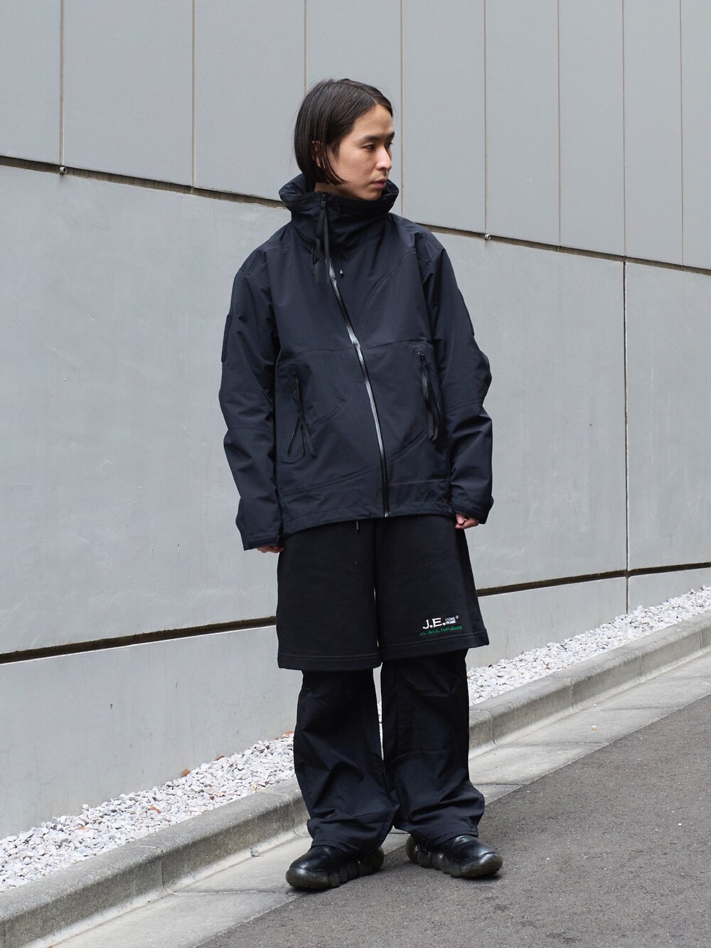 新品JieDa OL 3L SHELL JACKET/BLACK 黒 JieDa OL 3L SHELL JACKET/黒