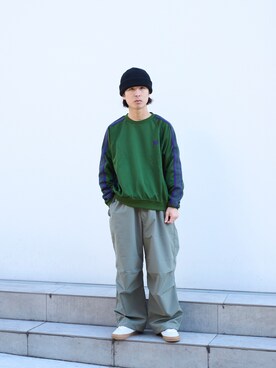 「marka（マーカ）のアイテム（パンツ）」を使った、yoshidaさん（メンズ・169cm）の冬コーディネート