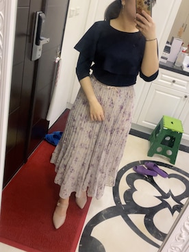 「Feroux（フェルゥ）のアイテム」を使った、蒼さん（レディース・158cm）の春コーディネート