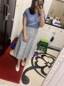 「Feroux（フェルゥ）のアイテム」を使った、蒼さん（レディース・158cm）の春コーディネート