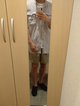 「FRUIT OF THE LOOM（フルーツオブザルーム）のアイテム（パンツ）」を使った、ウミ風さん（メンズ・178cm）の秋コーディネート