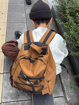 「アイテム（バッグ）」を使った、retoroさん（キッズ・160cm・10代）の秋コーディネート