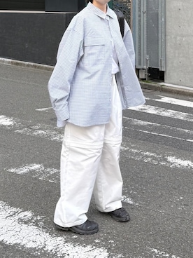 「flaner（フラネ）のアイテム」を使った、ukiさん（レディース・155cm）の春コーディネート