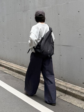 「SALOMON（サロモン）のアイテム」を使った、ukiさん（レディース・155cm）の春コーディネート