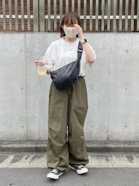 「flaner（フラネ）のアイテム」を使った、ukiさん（レディース・155cm）の夏コーディネート