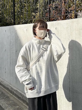 「flaner（フラネ）のアイテム」を使った、ukiさん（レディース・155cm）の冬コーディネート