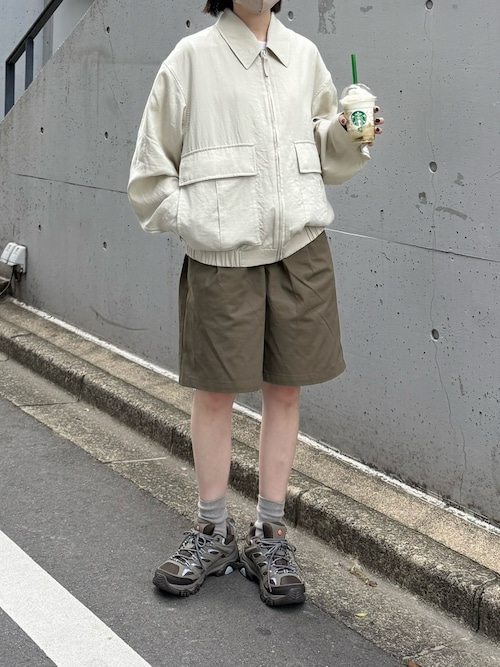 「MERRELL（メレル）のモアブ3　シンセティック　ゴアテックス（スニーカー）」を使った、ukiさん（レディース・155cm）の春コーディネート