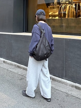 「flaner（フラネ）のアイテム」を使った、ukiさん（レディース・155cm）の春コーディネート