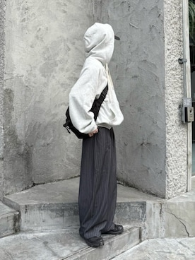 「CIAOPANIC TYPY（チャオパニックティピー）のアイテム（パンツ）」を使った、ukiさん（レディース・155cm）の春コーディネート