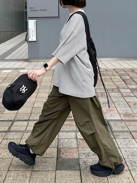 「flaner（フラネ）のアイテム」を使った、ukiさん（レディース・155cm）の春コーディネート