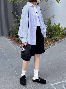「flaner（フラネ）のアイテム」を使った、ukiさん（レディース・155cm）の夏コーディネート