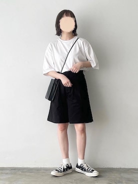 「CIAOPANIC TYPY（チャオパニックティピー）のアイテム」を使った、ukiさん（レディース・155cm）の夏コーディネート