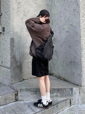 「flaner（フラネ）のアイテム」を使った、ukiさん（レディース・155cm）の冬コーディネート