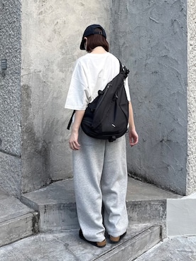 「白Tシャツ」｜ukiさん（レディース・155cm）の秋コーディネート