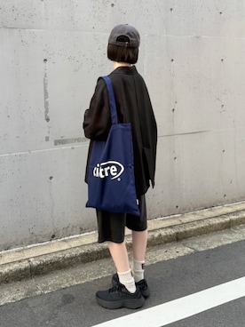 「GU（ジーユー）のアイテム（パンツ）」を使った、ukiさん（レディース・155cm）の秋コーディネート
