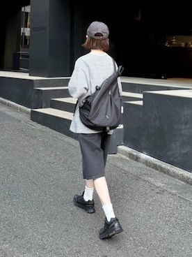 「アイテム（バッグ）」を使った、ukiさん（レディース・155cm）の夏コーディネート