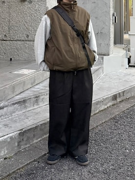 「アイテム（スウェット）」を使った、ukiさん（レディース・155cm）の冬コーディネート