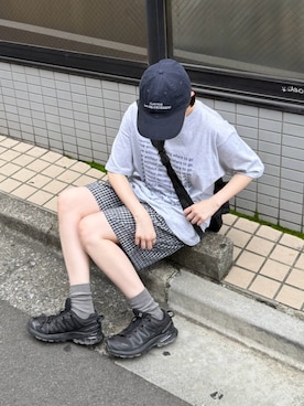 「ショートパンツ」｜ukiさん（骨格ストレート・レディース・155cm）の夏コーディネート