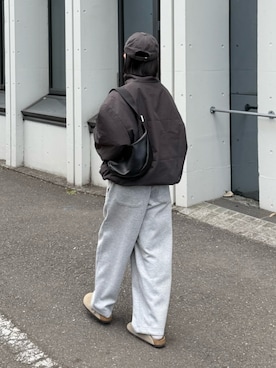 「flaner（フラネ）のアイテム」を使った、ukiさん（レディース・155cm）の冬コーディネート