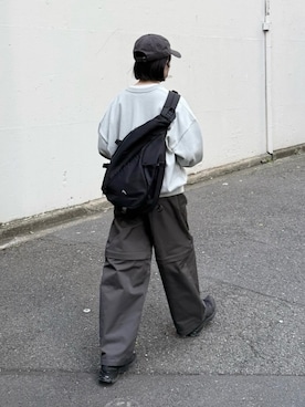 「flaner（フラネ）のアイテム」を使った、ukiさん（レディース・155cm）の春コーディネート