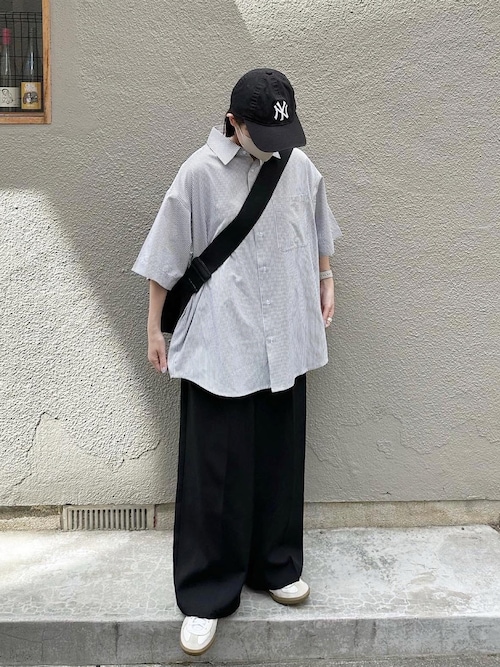 ISPARTA - WIDE SILHOUETTE WOOL TUCKED TROUSERS – HARUNOBUMURATA