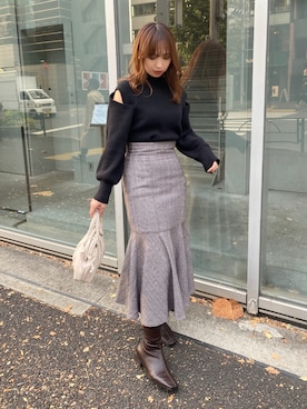 miya【骨格ウェーブ/イエベ春】さん（レディース・160cm）の秋コーディネート