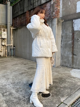 miya【骨格ウェーブ/イエベ春】さん（レディース・160cm）の冬コーディネート