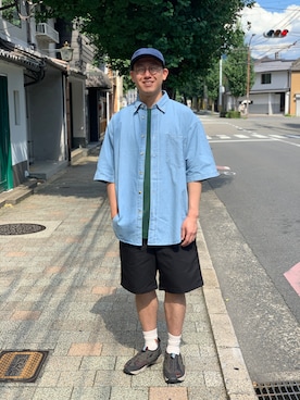 「COBRA CAPS（コブラキャップス）のアイテム」を使った、BENCHさん（メンズ・178cm）の秋コーディネート