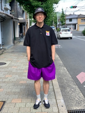 「COBRA CAPS（コブラキャップス）のアイテム」を使った、BENCHさん（メンズ・178cm）の夏コーディネート
