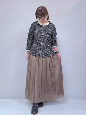 「DRESKIP（ドレスキップ）のアイテム」を使った、  ありゅさん（レディース・150cm）の冬コーディネート