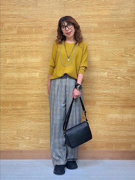 「SHOO・LA・RUE（シューラルー）のアイテム（スニーカー）」を使った、  ありゅさん（レディース・150cm）の秋コーディネート