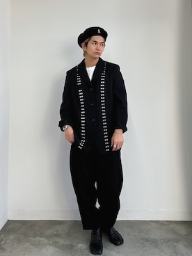 「アイテム（テーラードジャケット）」を使った、Micchiさん（メンズ・172cm）の秋コーディネート