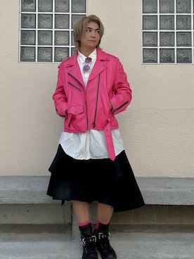 「GUCCI（グッチ）のアイテム」を使った、Micchiさん（メンズ・172cm）の春コーディネート