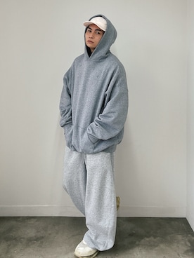 「FOG ESSENTIALS（エフオージーエッセンシャルズ）のアイテム」を使った、Micchiさん（メンズ・172cm）の冬コーディネート