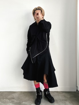 BLACK COMME des GARCONSのシャツ/ブラウスを使った人気ファッション