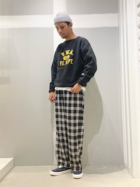 「JOINT WORKS（ジョイントワークス）のアイテム（パンツ）」を使った、TAKESHIさん（メンズ・178cm）の冬コーディネート
